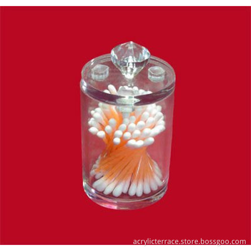 Round Q-Tip Jar